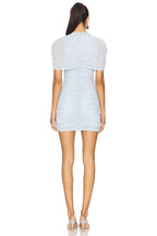 Asymmetric Wrap Mesh Bodycon Short Dress - MAYMOONLY