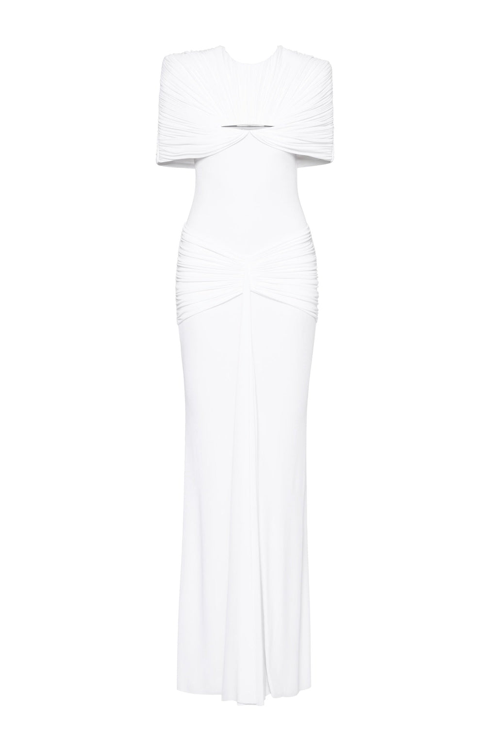 Draped Pleat Red Carpet Mermaid Dress - MAYMOONLY
