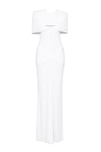 Draped Pleat Red Carpet Mermaid Dress - MAYMOONLY