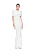 Draped Pleat Red Carpet Mermaid Dress - MAYMOONLY